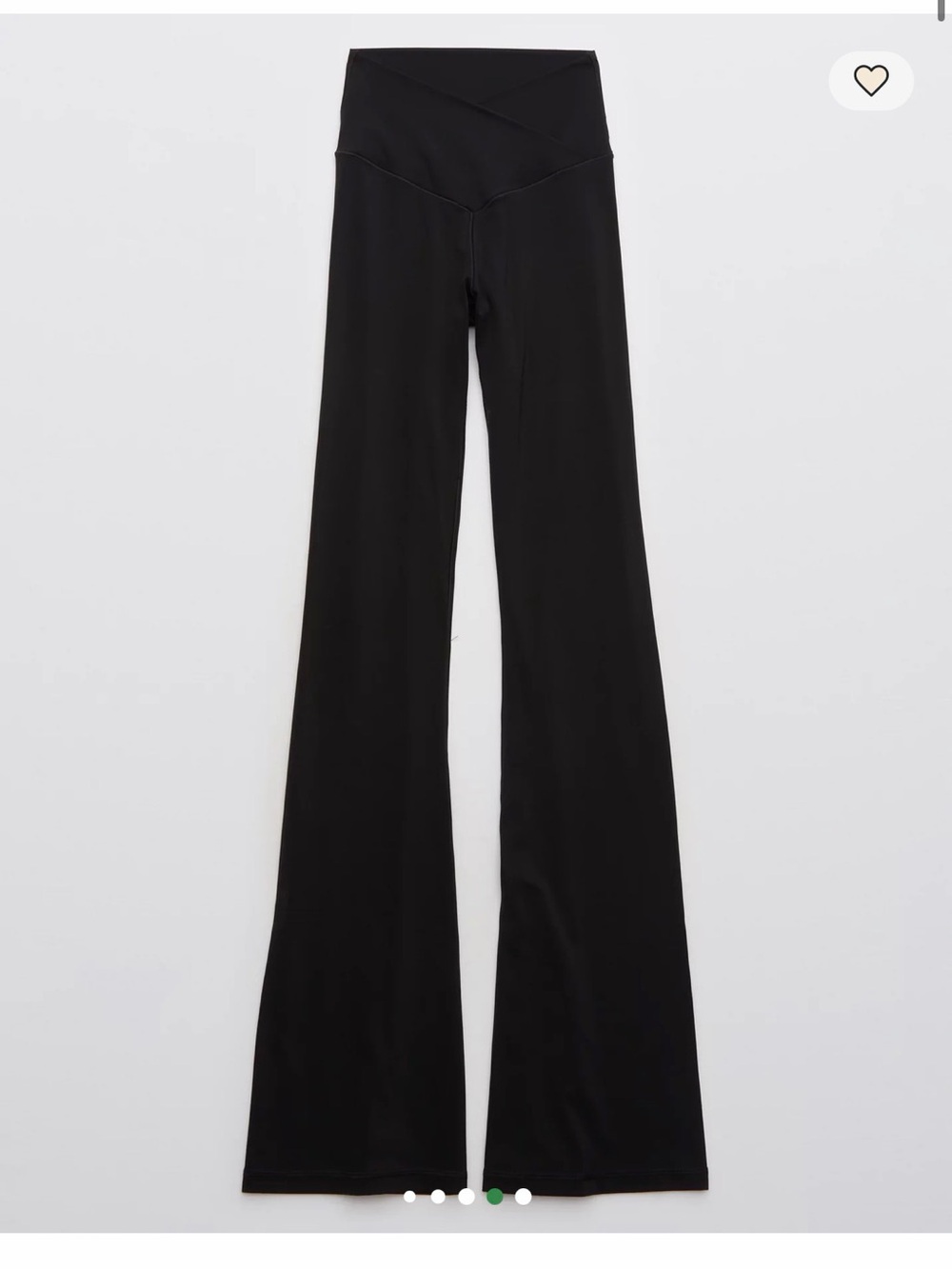 Black High-Rise Wide Leg Women's Leggings